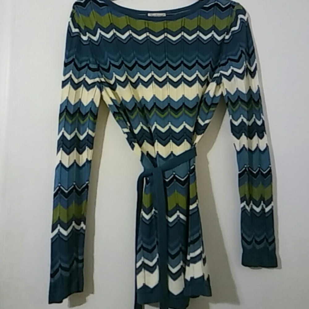 Bechamel NAVY BLUE CREW NECK SWEATER sz Sm